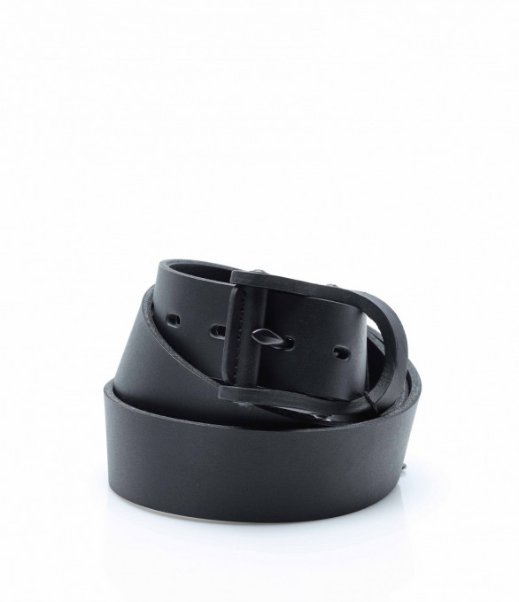 Черен колан от естествена кожа 13268...