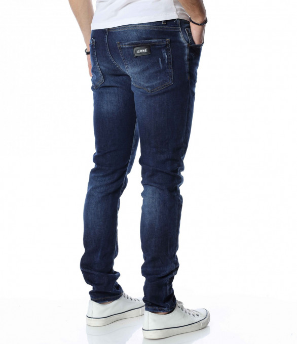 Тъмносини дънки 13305 - Син