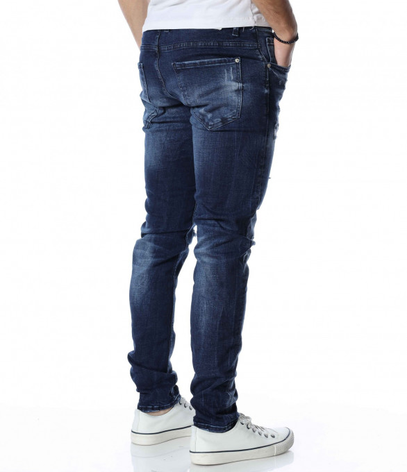 Дънки с накъсани детайли 13326 -...