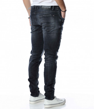 Дънки с накъсан ефект 13329... 2