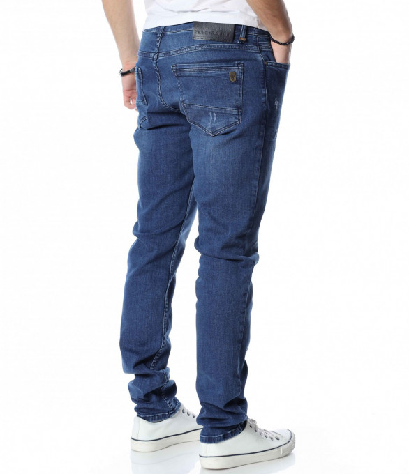 Класически дънки 13309 - Син