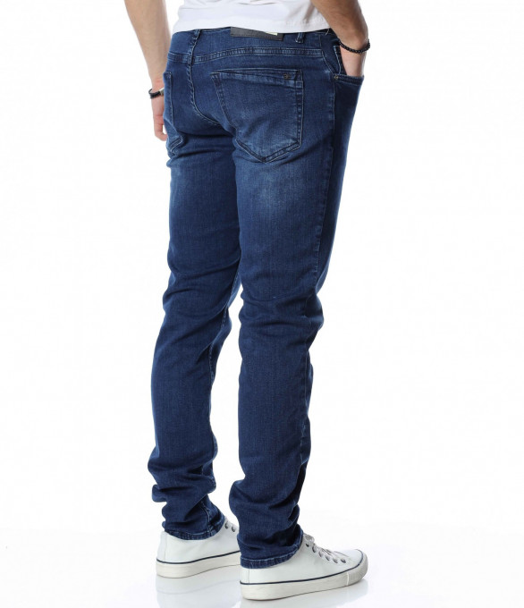 Класически сини дънки 13307 - Син