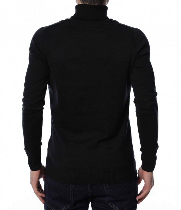 Поло с дълъг ръкав 13331 - Черен