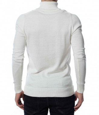 Поло с дълъг ръкав 13331 - Бял 2