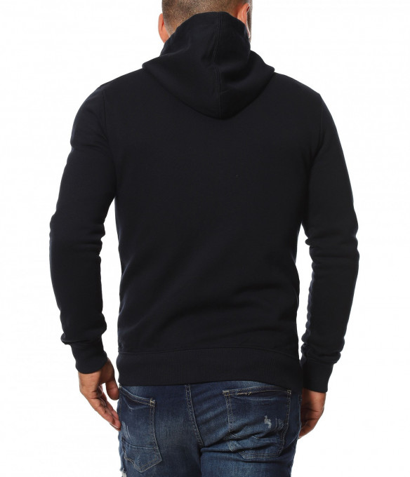 Цветен суичър 12991 - Тъмно син