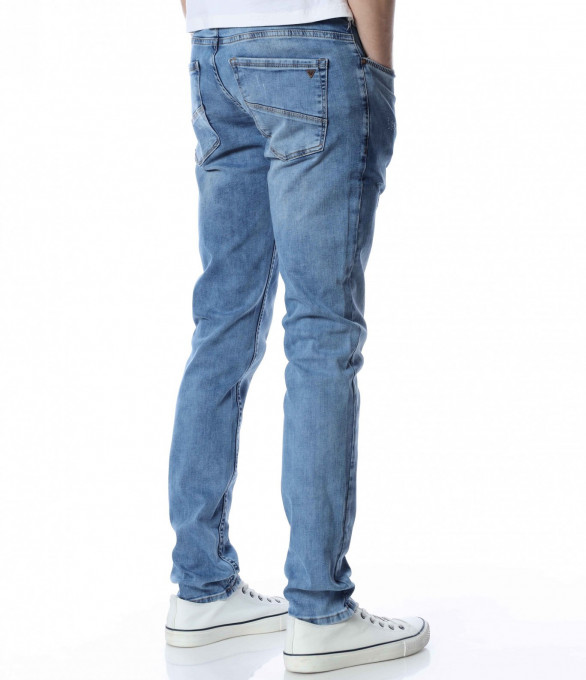 Син дънков панталон 13346 - Син