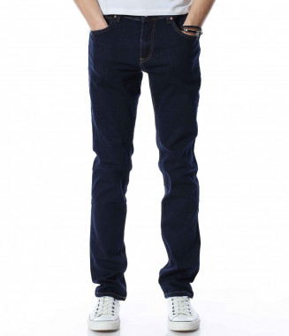 Тъмносин дънков панталон...