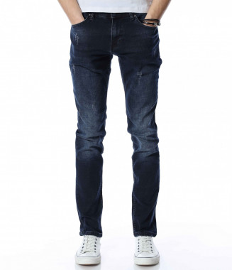 Тъмносин дънков панталон...