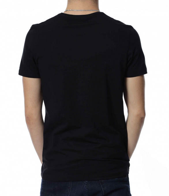 Тениска със щампа 13363 - Черен