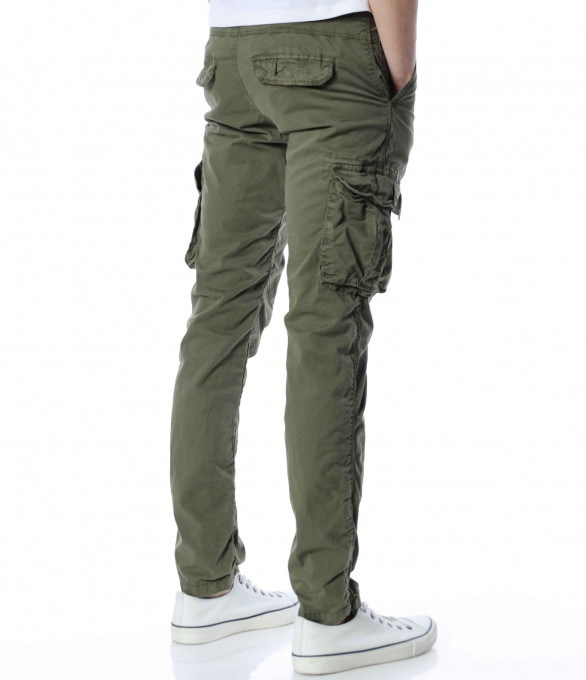Класически карго панталон 13369 - Зелен