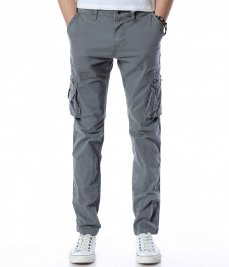 Карго панталон 13367 - Сив