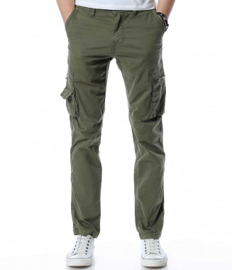 Карго панталон 13367 - Зелен