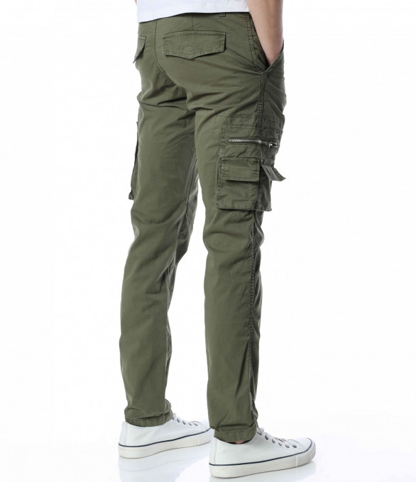 Карго панталон 13367 - Зелен
