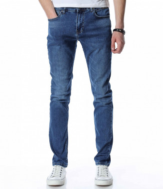 Класически дънки 13412 - Син