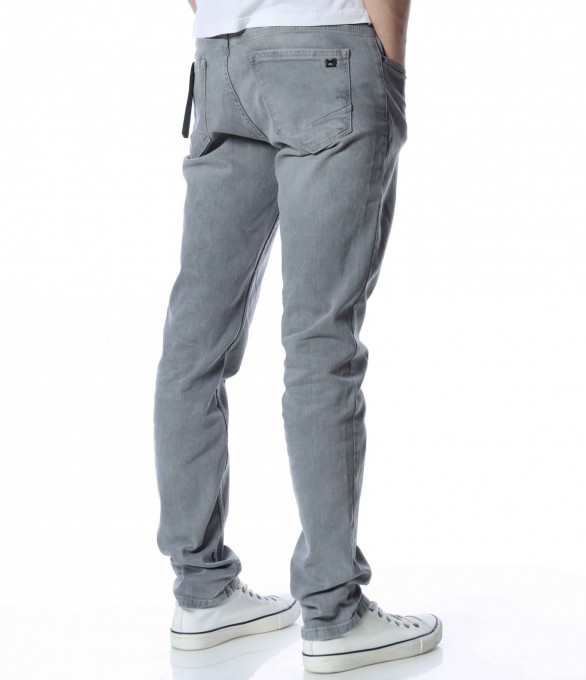 Сив дънков панталон 13413 - Сив