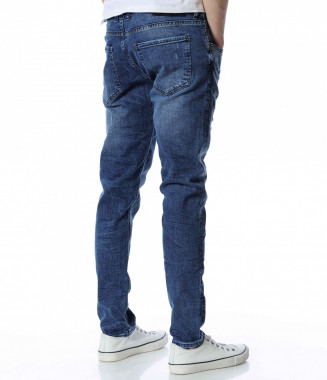 Сини дънки с пръски 13408 -... 2