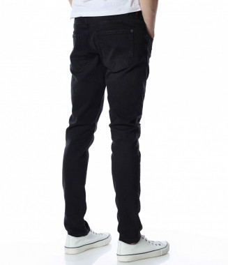 Черни дънки с надран ефект... 2