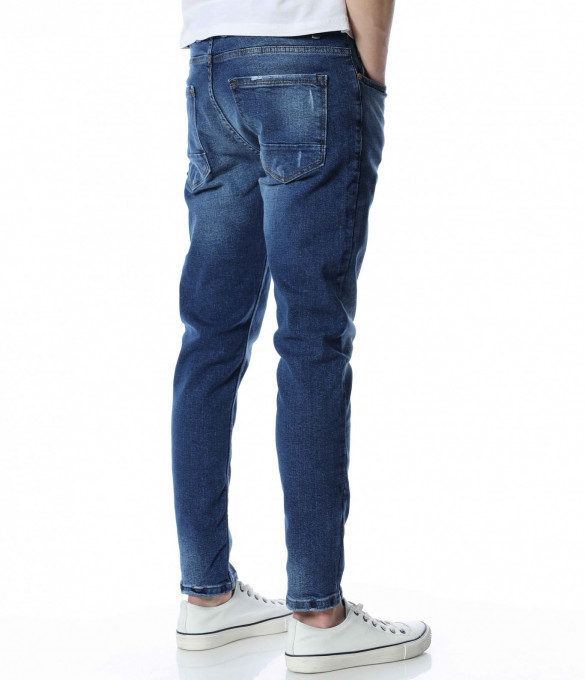 Дънков панталон в син цвят 13388 - Син