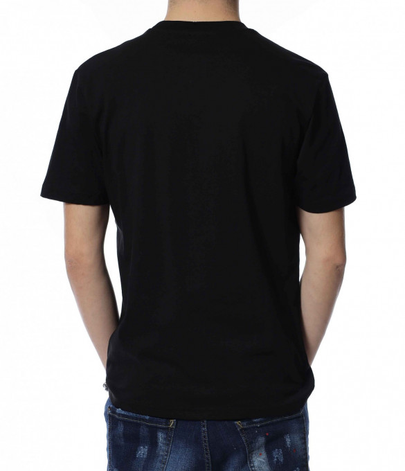 Тениска с надпис play 13381 - Черен