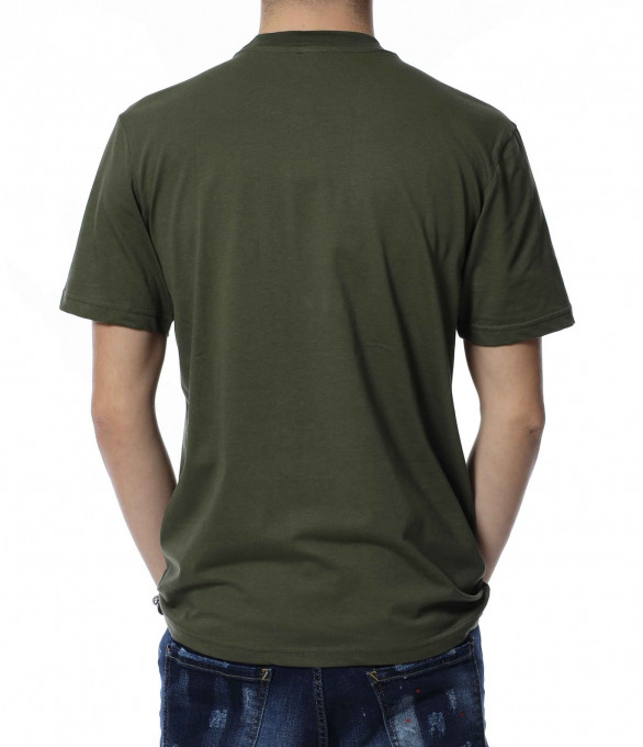 Тениска с надпис play 13381 - Зелен