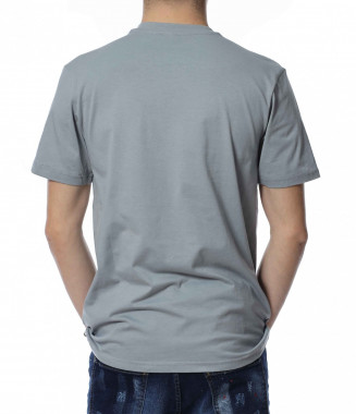 Едноцветна блуза с къс... 2