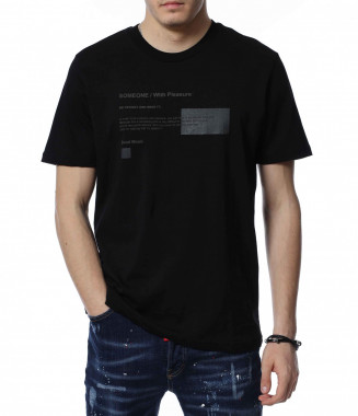 Едноцветна блуза с къс...