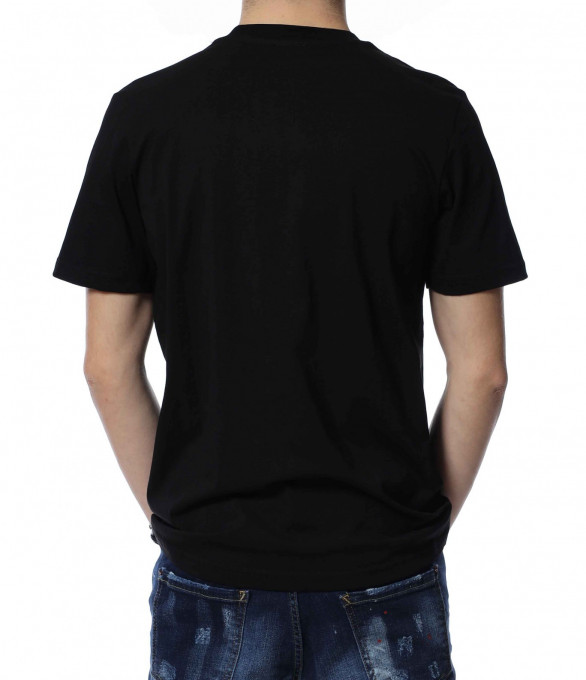 Едноцветна блуза с къс ръкав 13375 -...