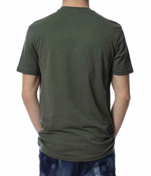 Тениска с надпис 13379 - Зелен