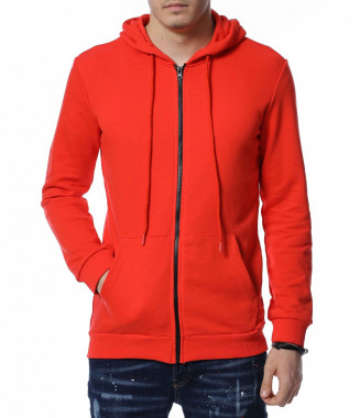 Цветен суичер 13386 - Червен