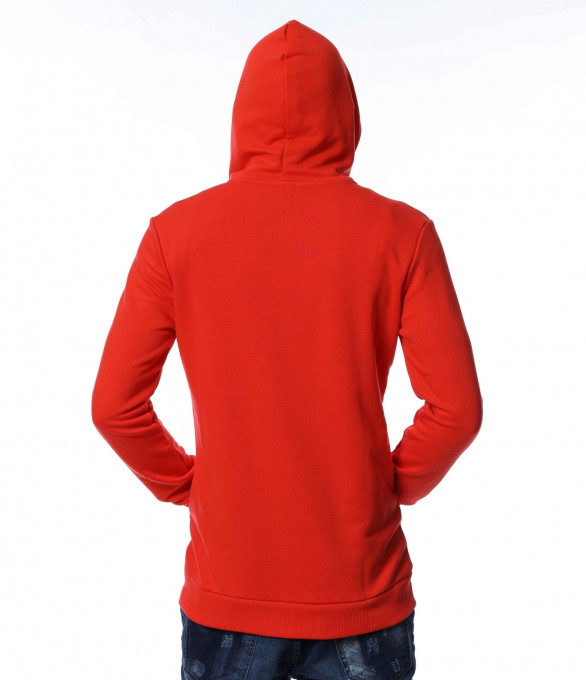 Цветен суичер 13386 - Червен