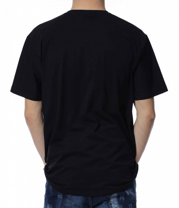 Тениска в големи размери 13395 - Черен
