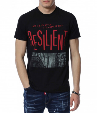 Тениска с надпис и щампа...