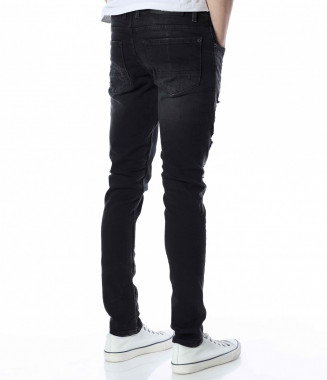 Черни дънки с дизайн 13343... 2