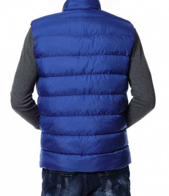 Едноцветен елек 13024 - Син