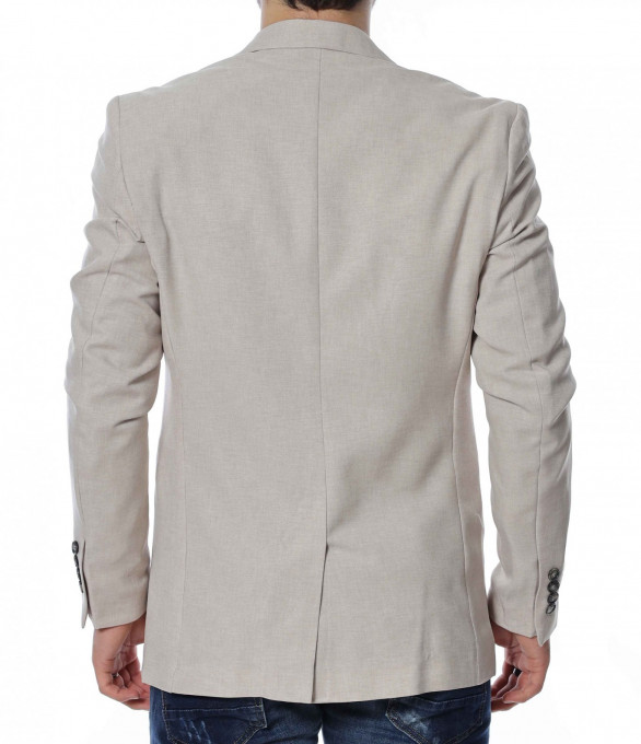 Спортно - елегантно сако 13498 - Бежов