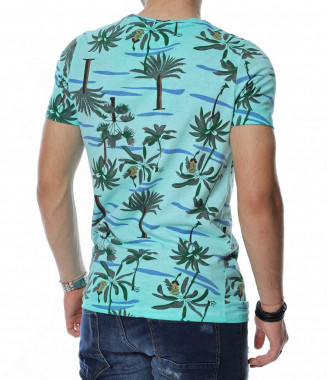 Тениска с флорален десен... 2