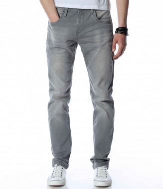 Сив дънков панталон 13461 -...