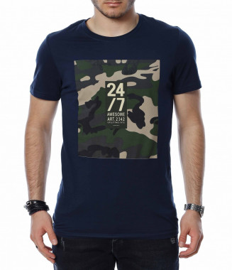 Тениска с military щампа...