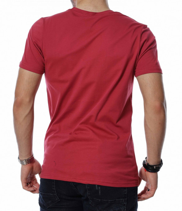 Тениска с морски акцент 13509 - Червен