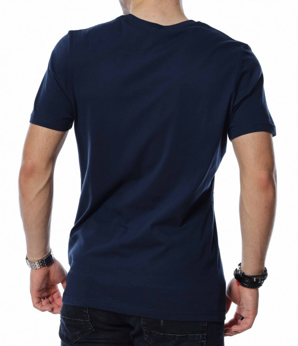 Тениска с морски акцент 13509 - Син