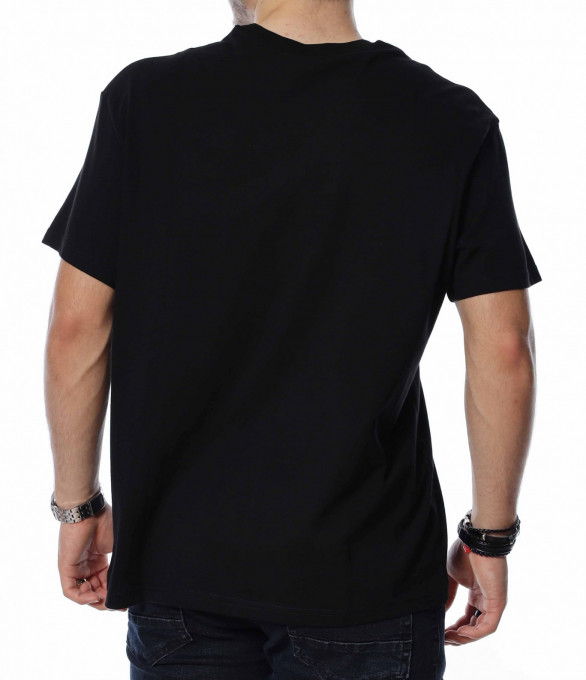 Тениска с актуална щампа 13512 - Черен