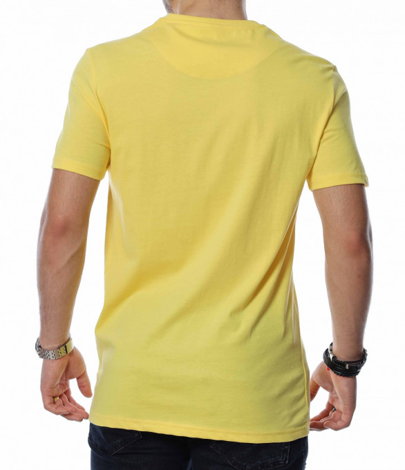 Тениска с надпис TOKYO 13451 - Жълт