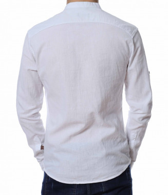 Памучна риза с попска яка... 2