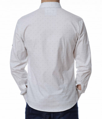 Памучна риза с дълъг ръкав... 2