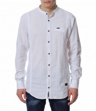 Памучна риза в големи...