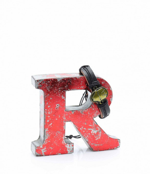 Гривна с декорация IRONMAN 13540 - Черен