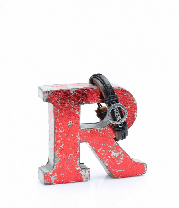 Гривна с декорация FRIEND 13553 - Черен