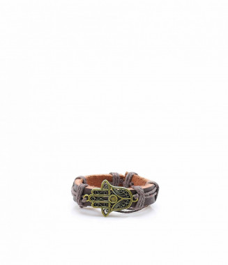 Гривна с декорация HAMSA...