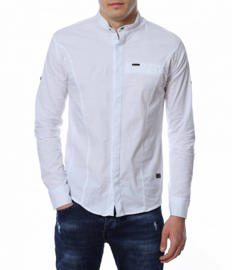 Класическа риза с дълъг...