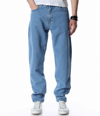 Светлосини дънки Loose Fit...